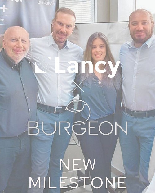 Συνεργασία Lancy x Burgeon Biotechnology